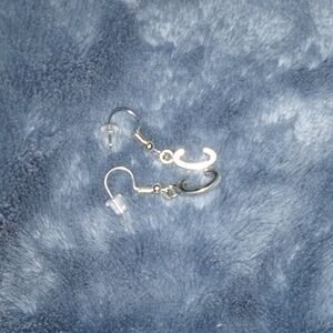 Letter C earrings